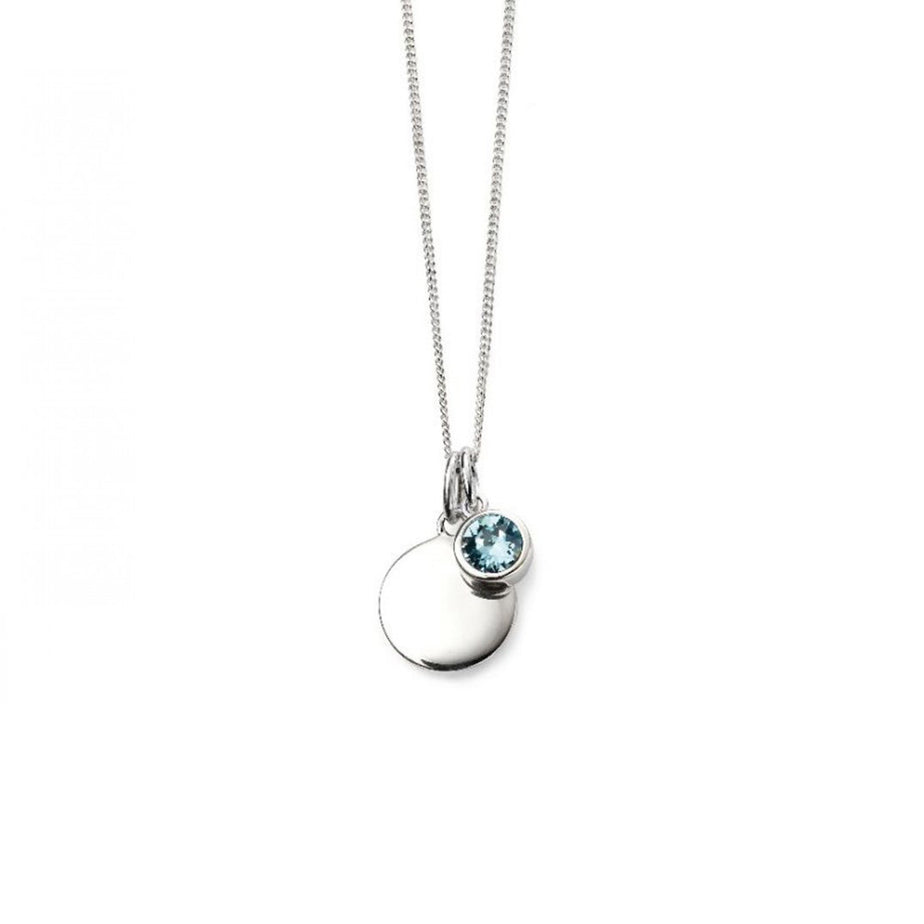 Gecko March Birthstone Aquamarine Crystal Pendant