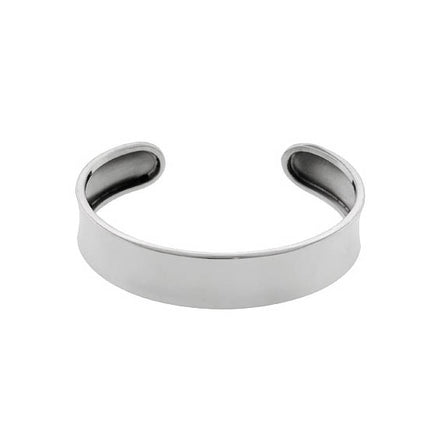 Out Of Mexico Polished Plain Bangle with slight concave