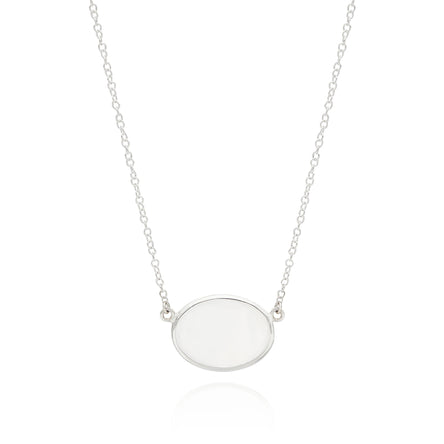 Anna Beck Classic Medium Oval Necklace - Gold & Silver