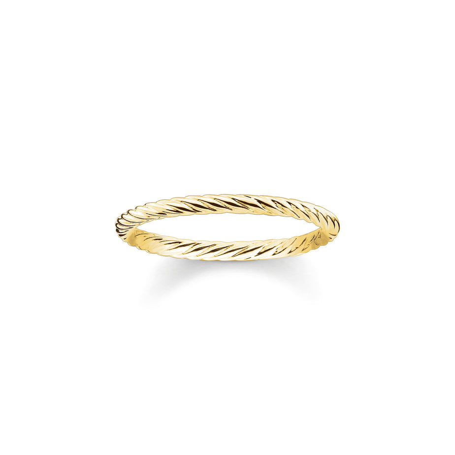 Thomas Sabo Gold Cord Ring