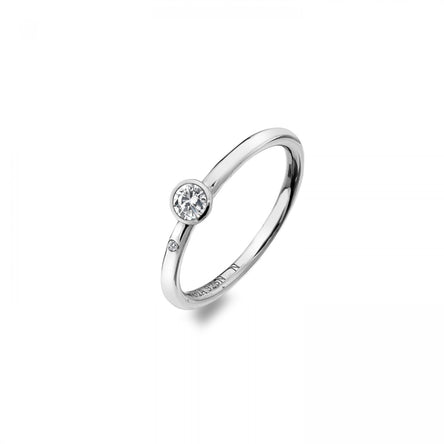 Hot Diamonds Tender White Topas Solitaire Ring