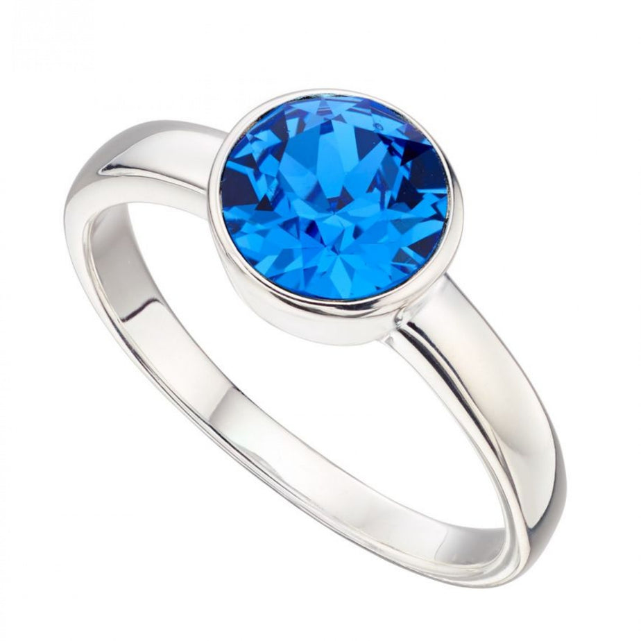 September Crystal Birthstone Ring