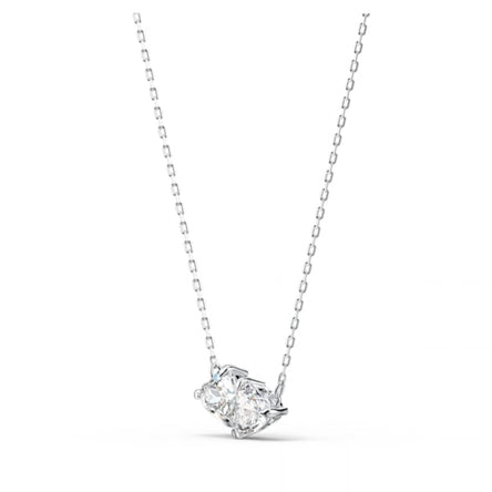 Swarovski Attract Soul Necklace, White, Rhodium Plated