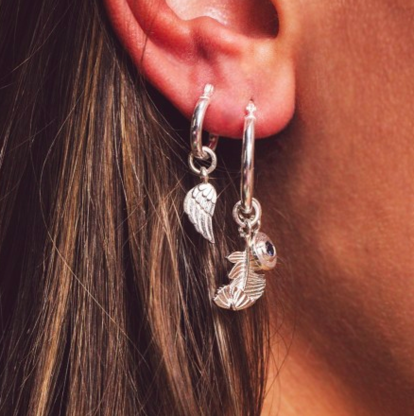 ChloBo Divinity Within Hoops Silver