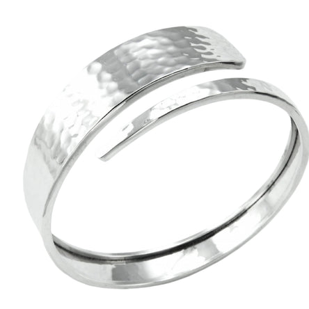 Out of Mexico Overlapping Hammered Effect Bangle