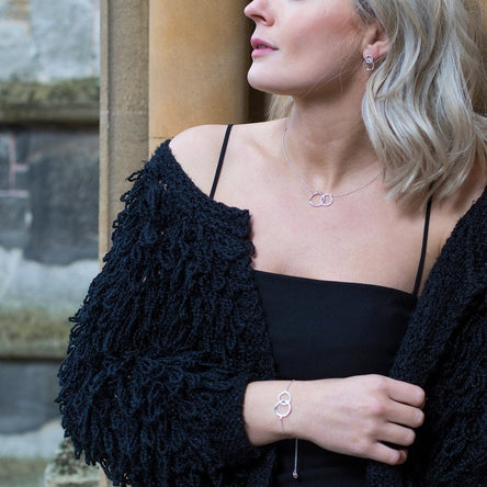 Hot Diamonds Silver Striking Circle Necklace