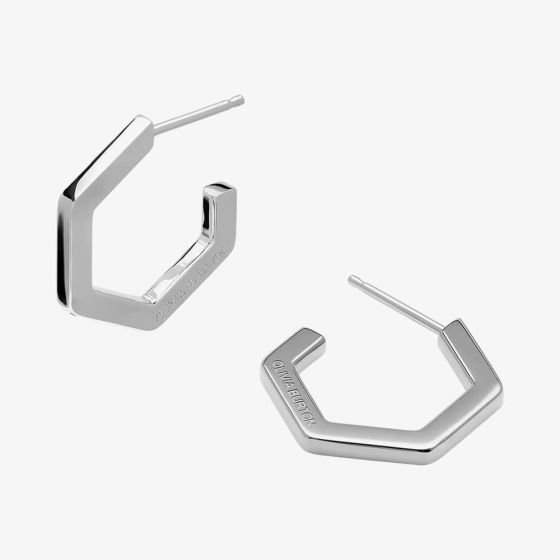Olivia Burton Signature Small Honeycomb Hoop Earrings