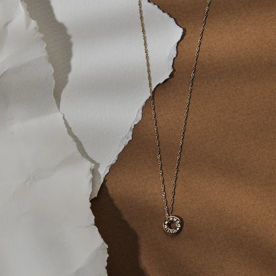 Chlobo Gold Tiny Twisted Rope Chain Power Within Necklace