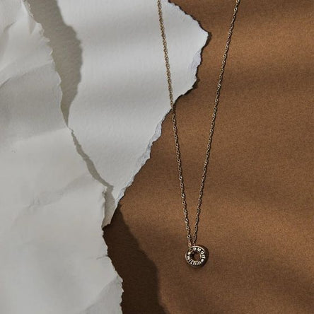 Chlobo Gold Tiny Twisted Rope Chain Power Within Necklace