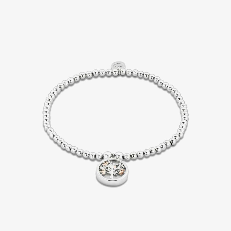 Clogau Silver Mother Of Pearl Tree Of Life Bead Bracelet