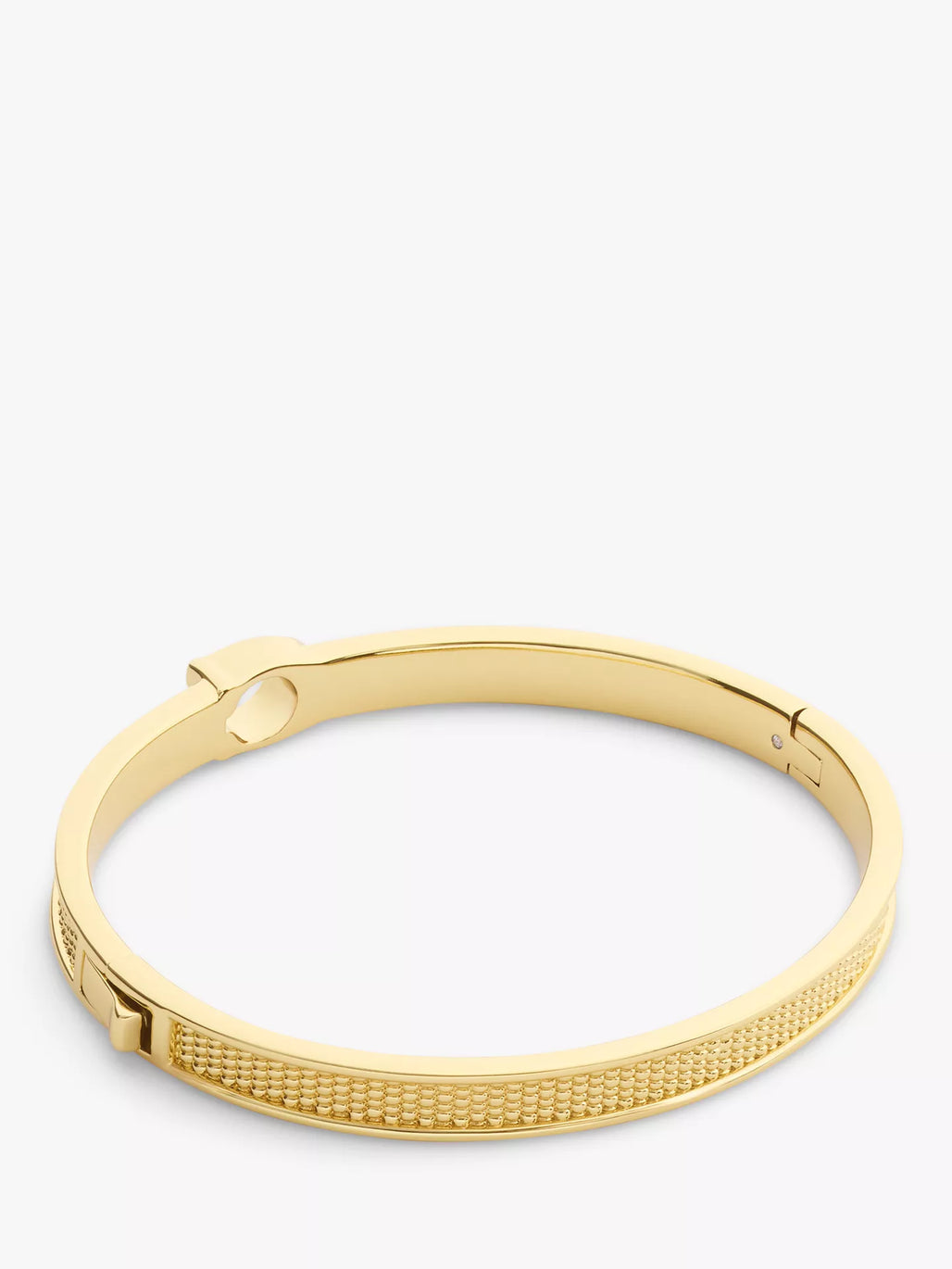 COACH Textured C Hinged Bangle