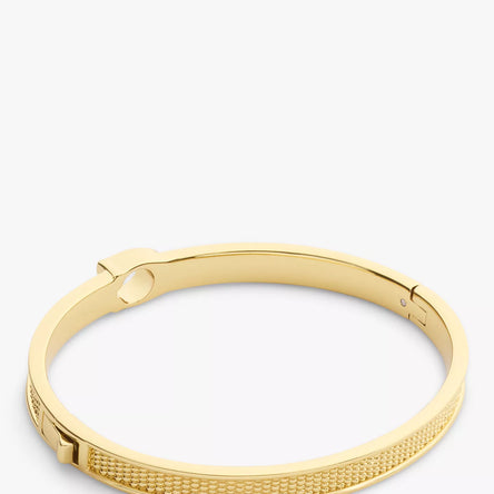 COACH Textured C Hinged Bangle