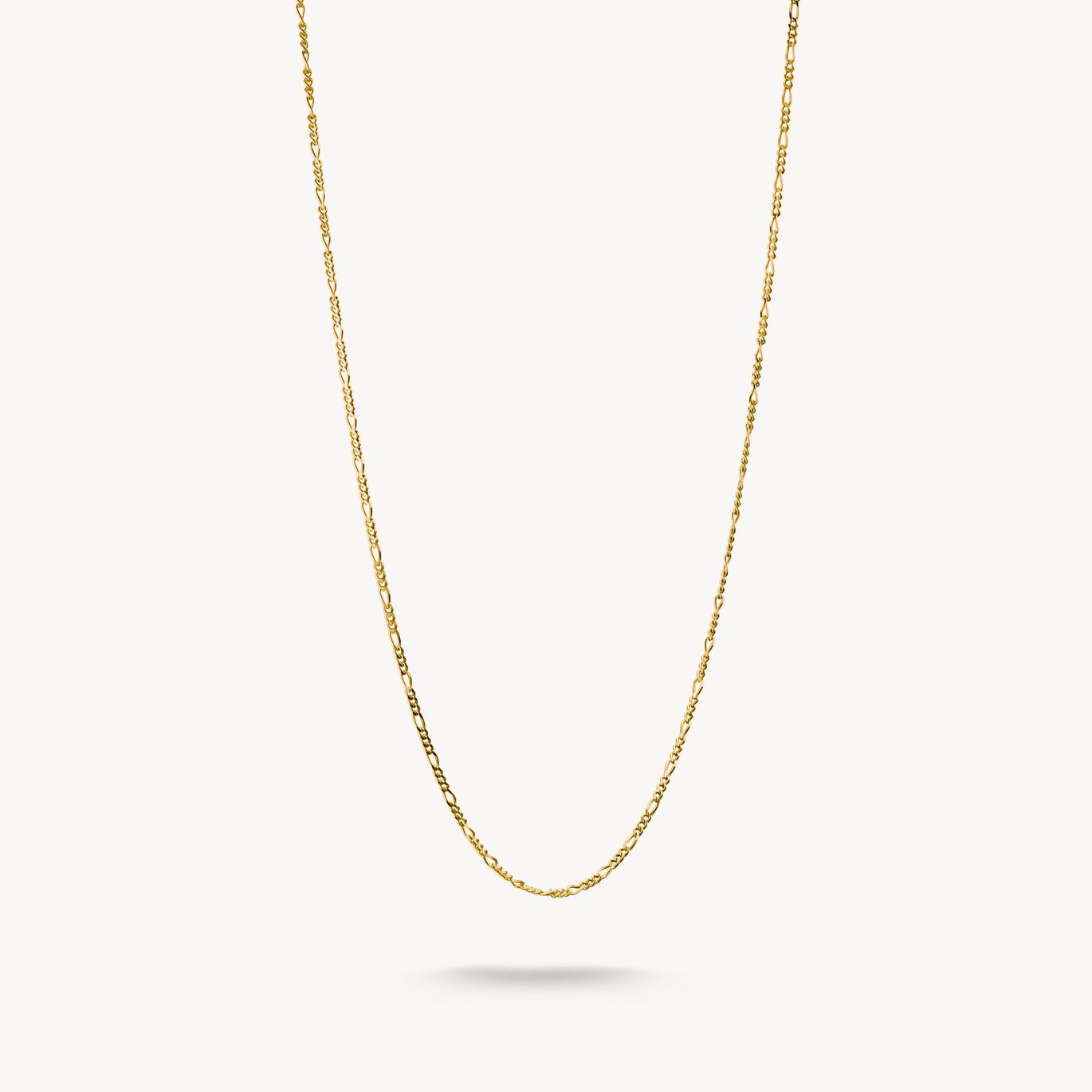 Thomas Sabo Gold-Plated Figaro Chain 45cm