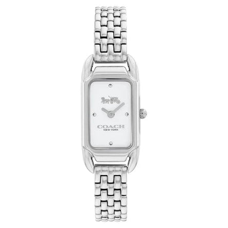 COACH CADIE WHITE DIAL WITH STAINLESS STEEL BRACELET LADIES WATCH