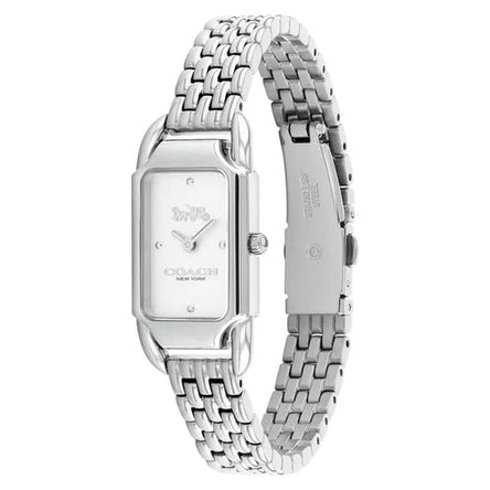 COACH CADIE WHITE DIAL WITH STAINLESS STEEL BRACELET LADIES WATCH