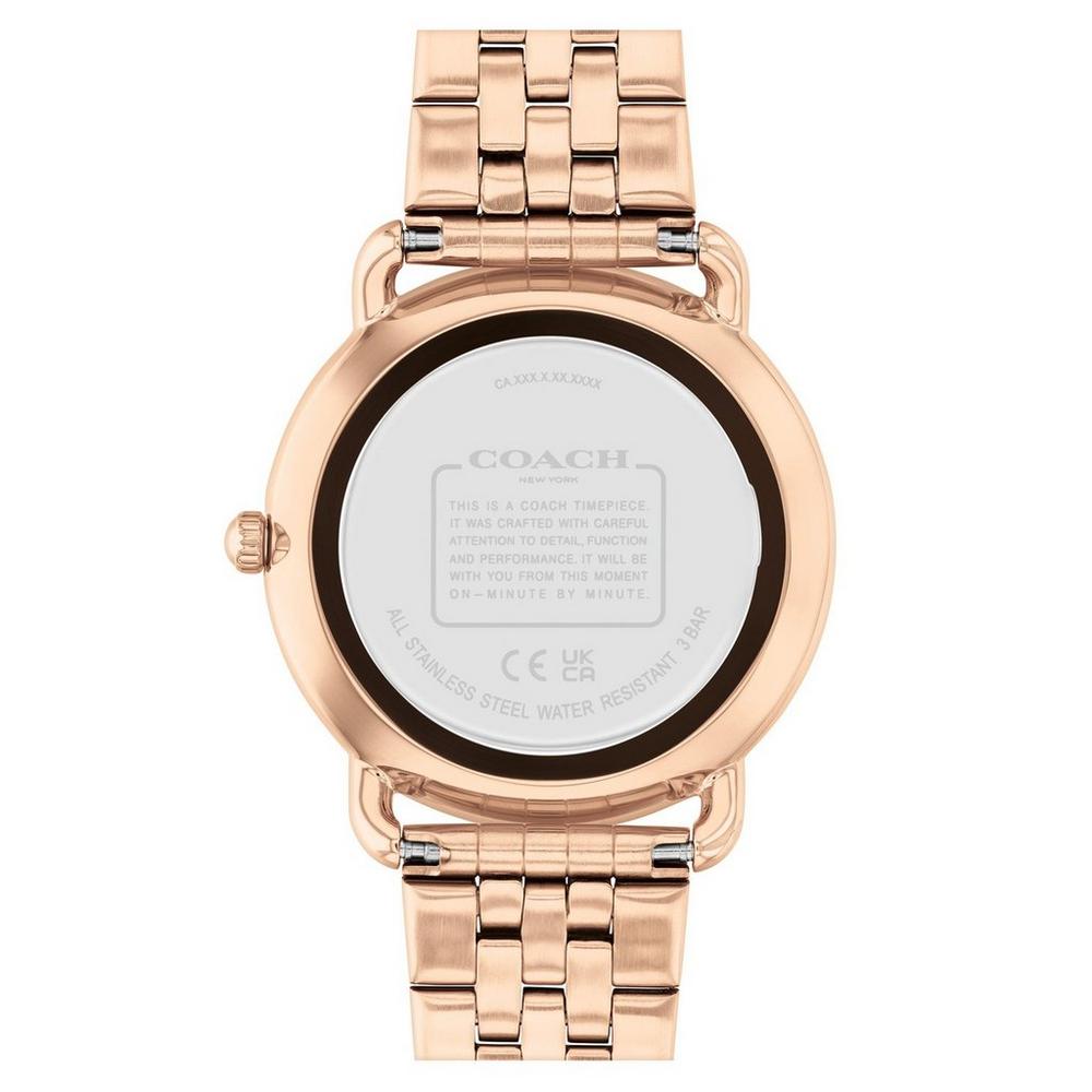 Coach Elliot Rose Gold Tone Crystal Ladies Watch