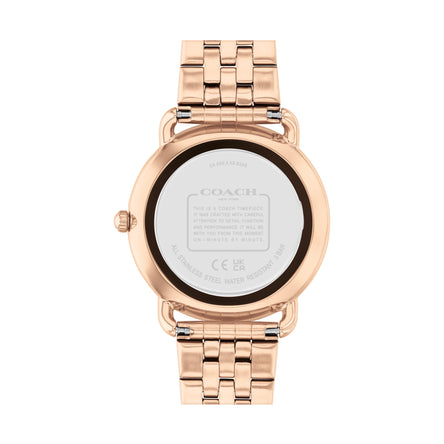Coach Elliot Rose Gold Tone Crystal Ladies Watch