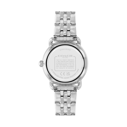 COACH Elliot Ladies Silver Pink Watch