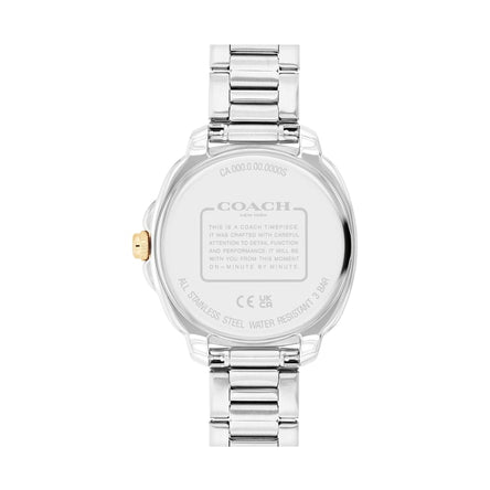 COACH KITT GREEN DIAL WITH TWO-TONE BRACELET LADIES WATCH