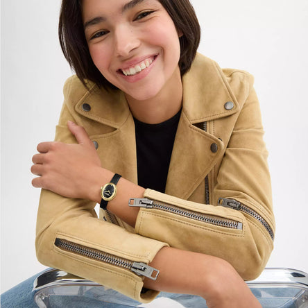 COACH Sammy Yellow Gold Tone Ladies Watch