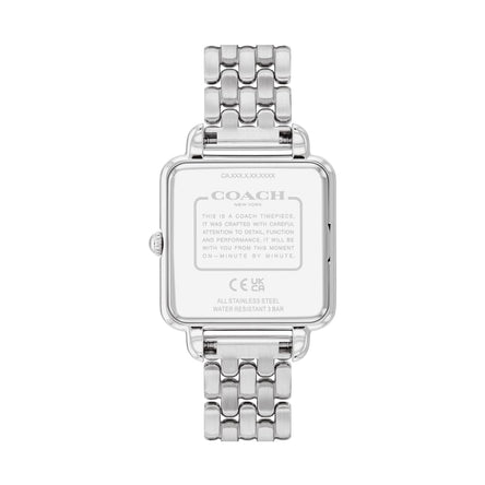 COACH CASS STAINLESS STEEL LIGHT BLUE DIAL LADIES WATCH