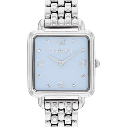 COACH CASS STAINLESS STEEL LIGHT BLUE DIAL LADIES WATCH