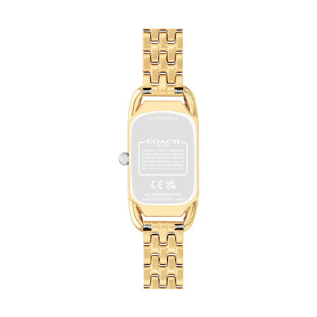 COACH CADIE WHITE DIAL WITH TRI-TONE BRACELET LADIES WATCH
