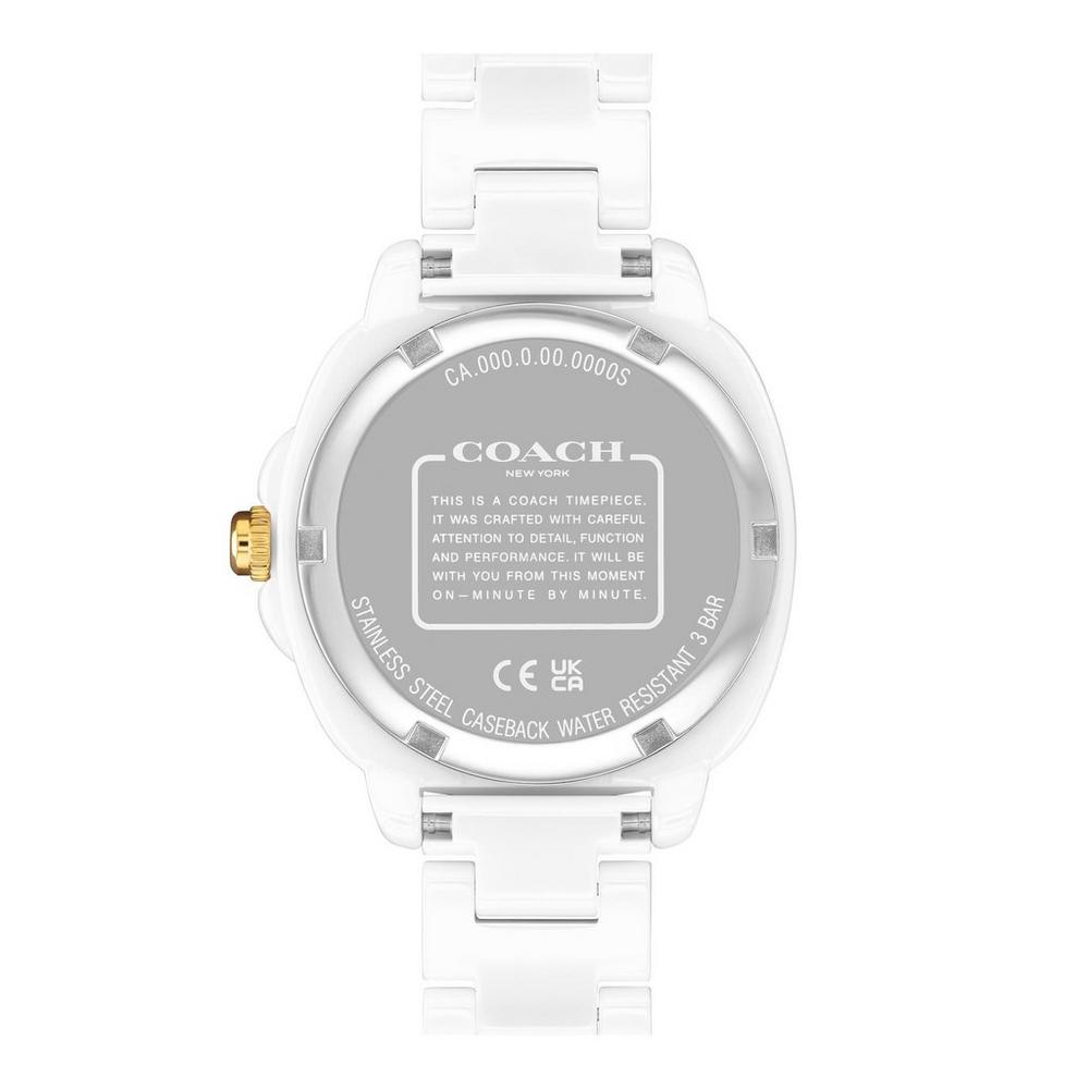 Coach Kitt Ceramic Crystal Ladies Watch