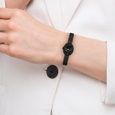 COACH Sammy Ladies Black Mesh Watch