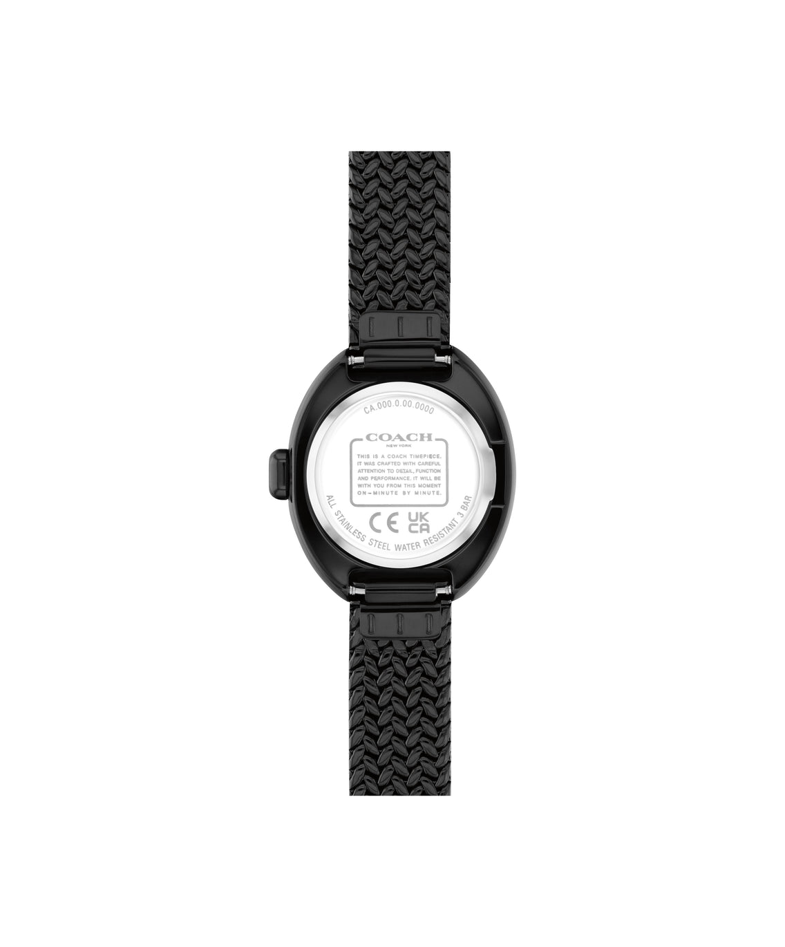 COACH Sammy Ladies Black Mesh Watch