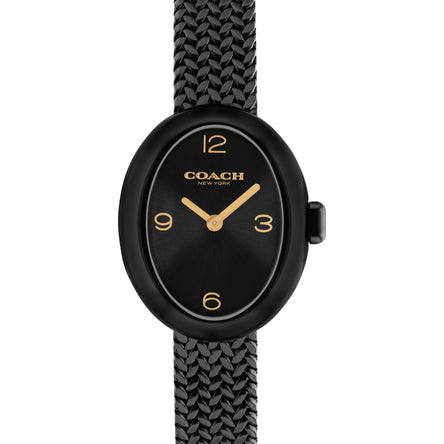 COACH Sammy Ladies Black Mesh Watch