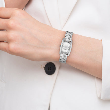 COACH REESE SILVER DIAL WITH STAINLESS STEEL BRACELET LADIES WATCH