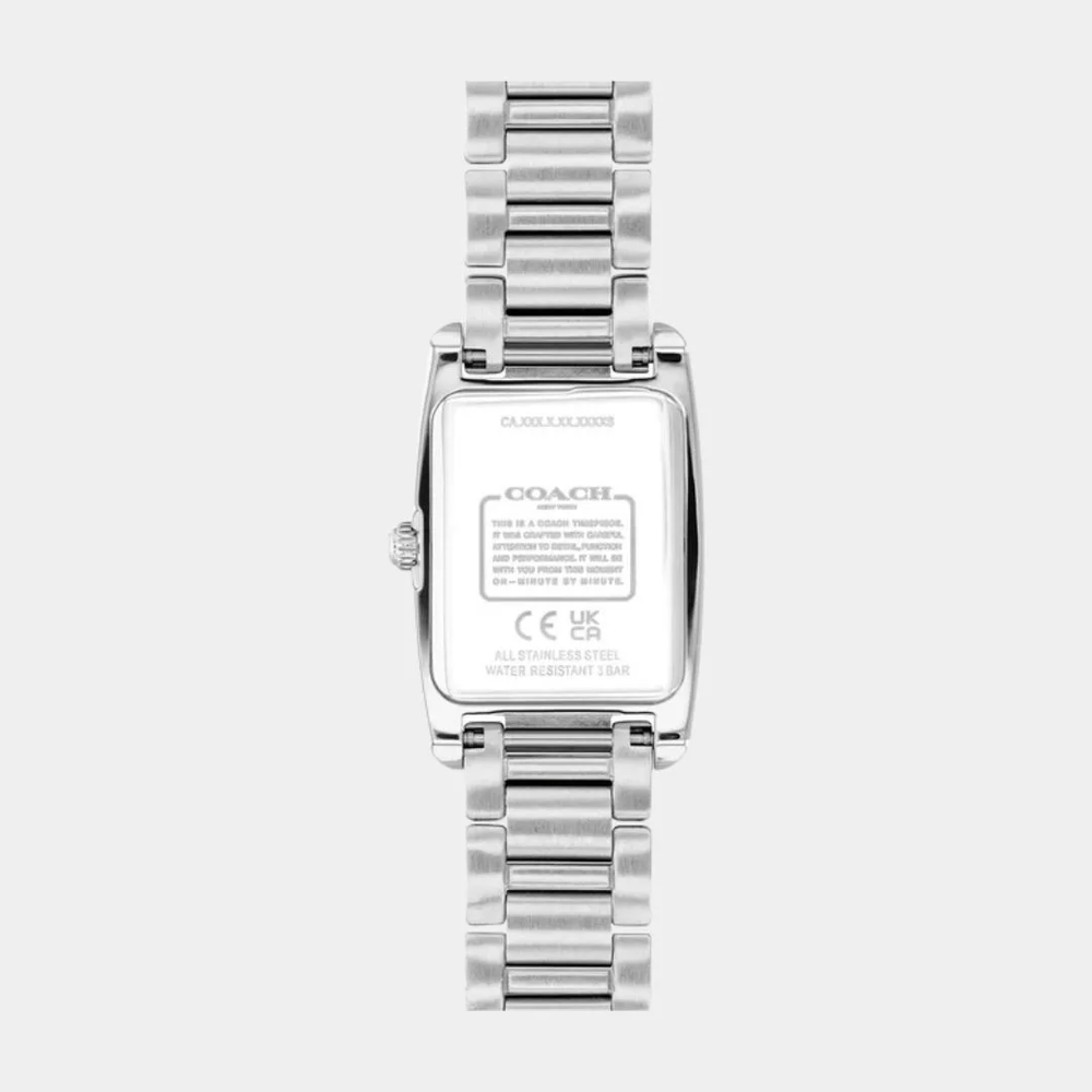 COACH REESE SILVER DIAL WITH STAINLESS STEEL BRACELET LADIES WATCH