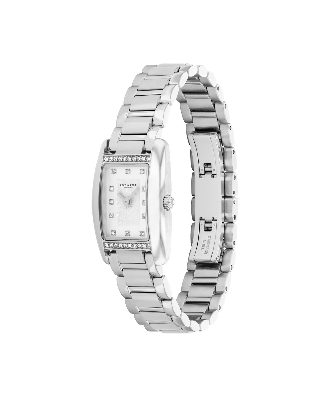 COACH REESE SILVER DIAL WITH STAINLESS STEEL BRACELET LADIES WATCH