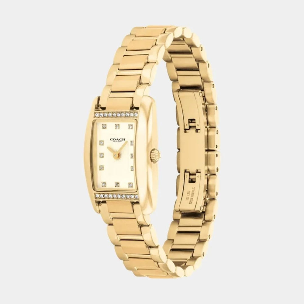 COACH REESE LIGHT GOLD DIAL WITH GOLD-TONE BRACELET LADIES WATCH