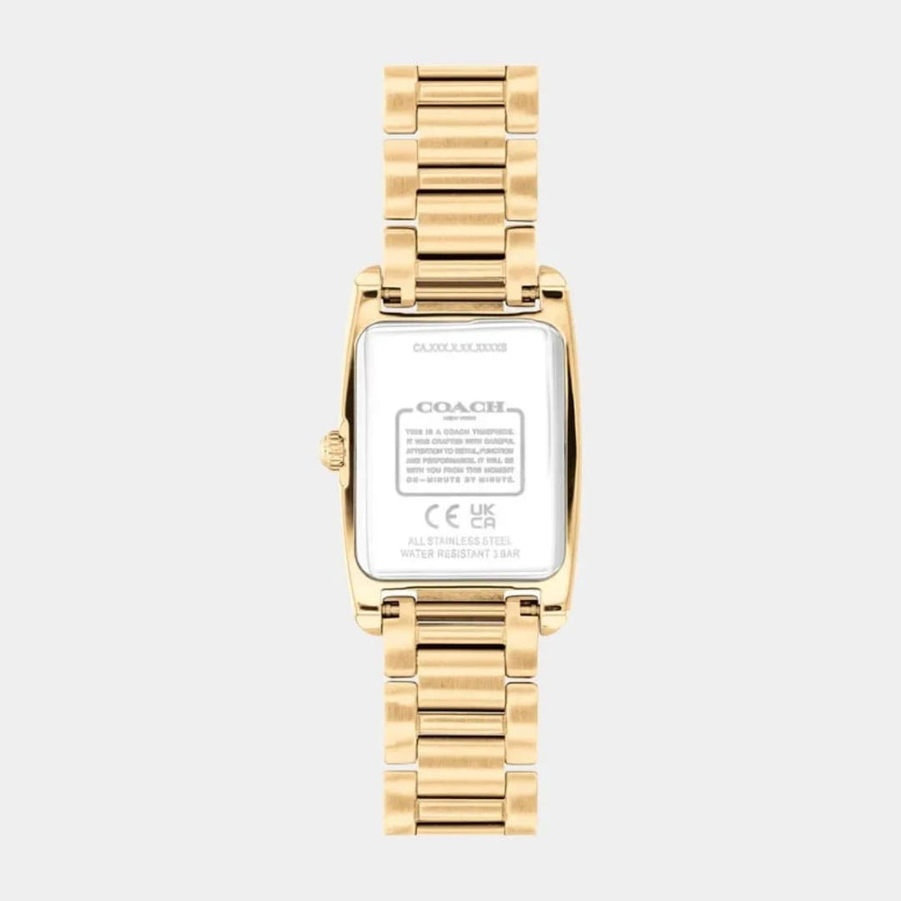 COACH REESE LIGHT GOLD DIAL WITH GOLD-TONE BRACELET LADIES WATCH