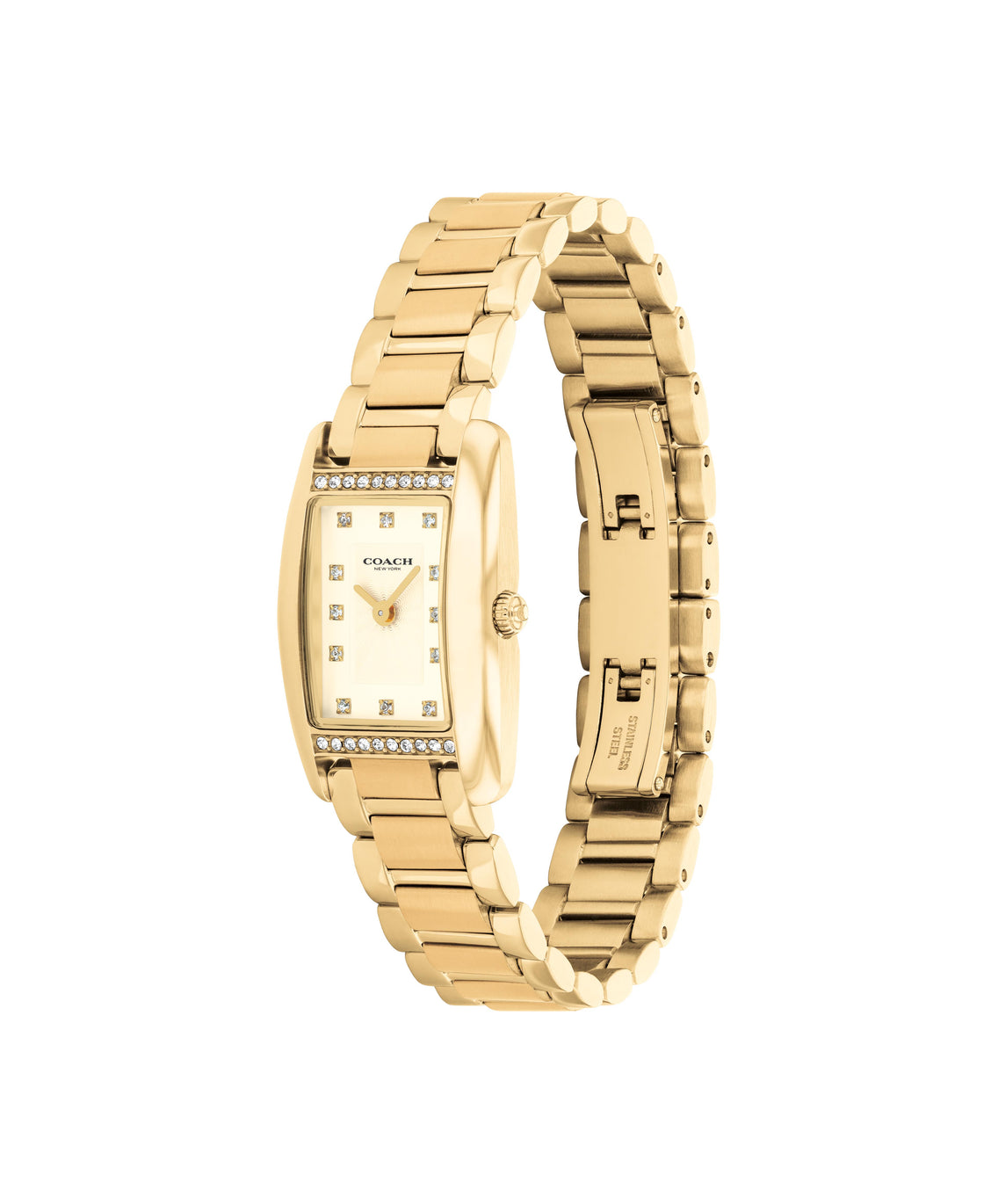 COACH REESE LIGHT GOLD DIAL WITH GOLD-TONE BRACELET LADIES WATCH