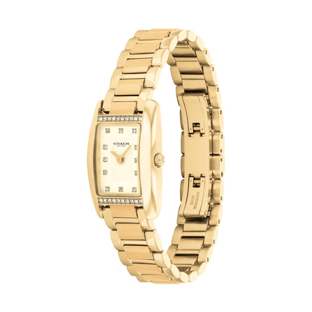 COACH REESE LIGHT GOLD DIAL WITH GOLD-TONE BRACELET LADIES WATCH