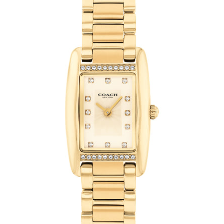 COACH REESE LIGHT GOLD DIAL WITH GOLD-TONE BRACELET LADIES WATCH