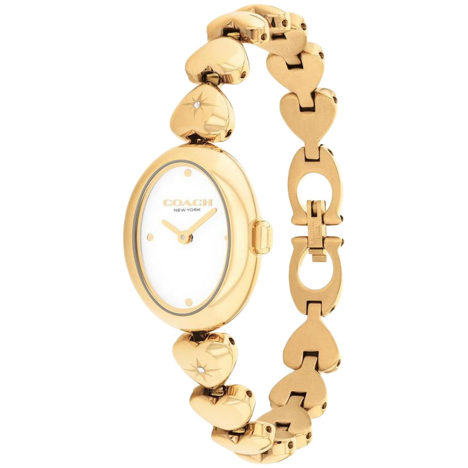 Coach Gold Heart Sammy Watch