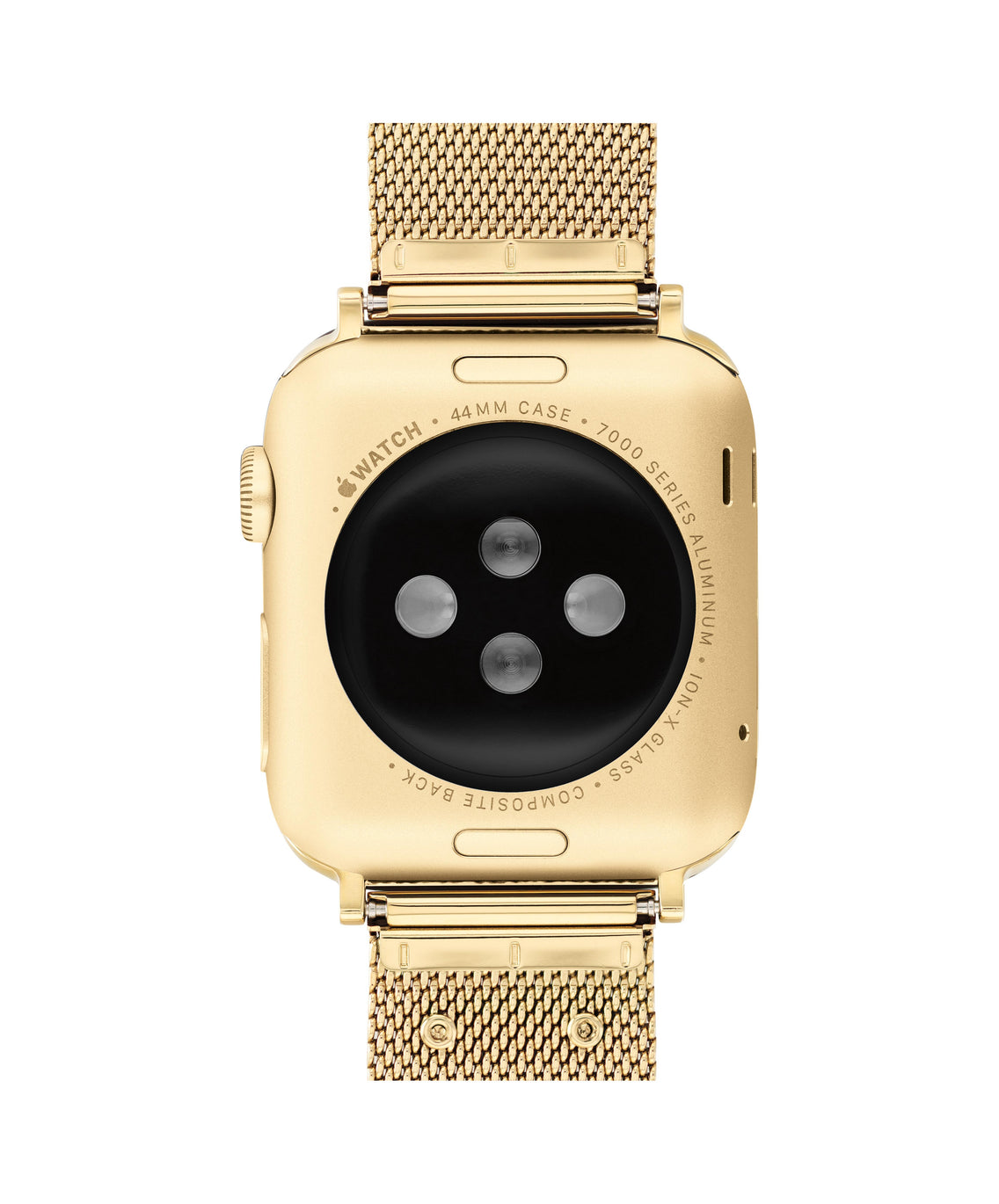 COACH Apple Watch Strap Gold PVD Stainless Steel Mesh