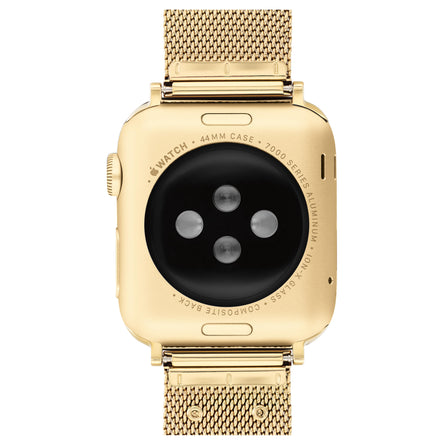 COACH Apple Watch Strap Gold PVD Stainless Steel Mesh