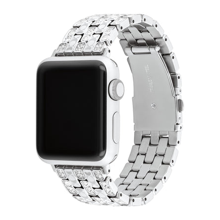 COACH Stainless Steel Crystal Apple Watch Strap