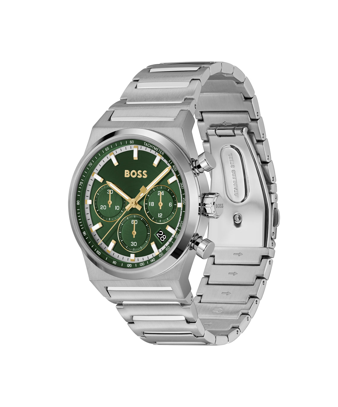 Boss Mens Candor Green Watch
