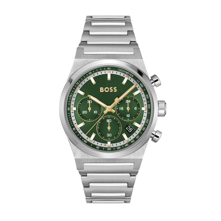 Boss Mens Candor Green Watch