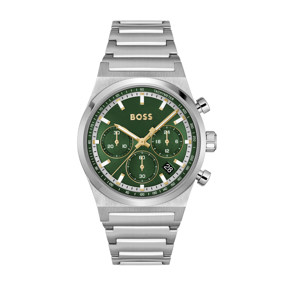Boss Mens Candor Green Watch