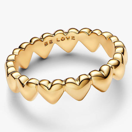 Pandora Row of Hearts Ring