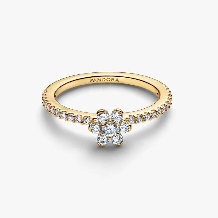 Pandora Sparkling Flower Ring