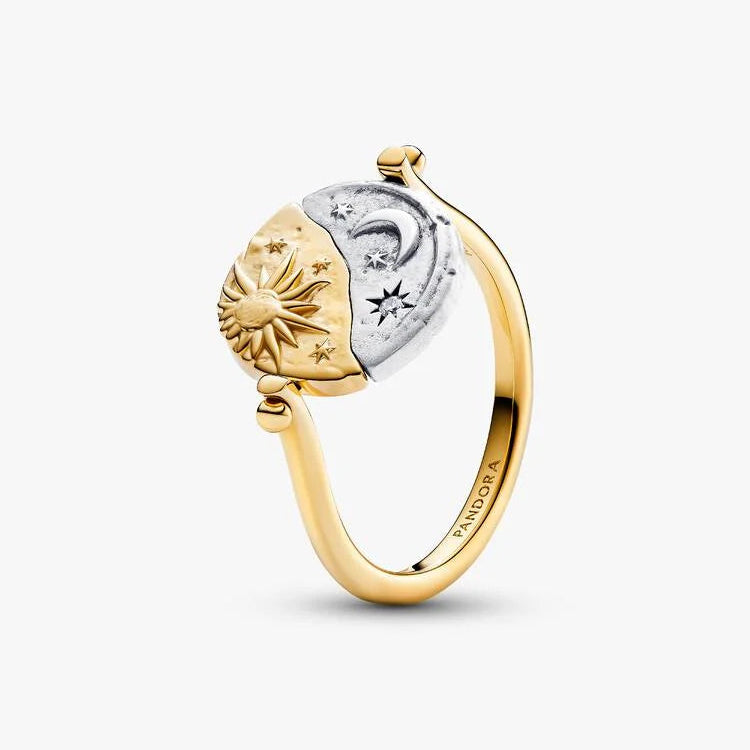 Panodora Sun & Moon Reversible Medallion Ring