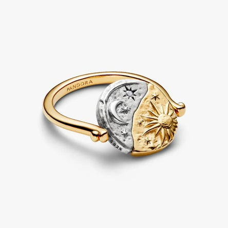 Panodora Sun & Moon Reversible Medallion Ring
